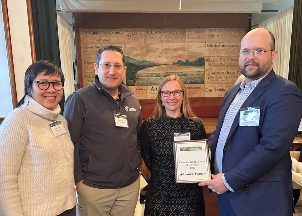 Advance Transit accepting the award