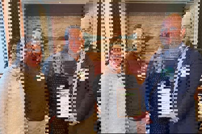 Advance Transit accepting the award