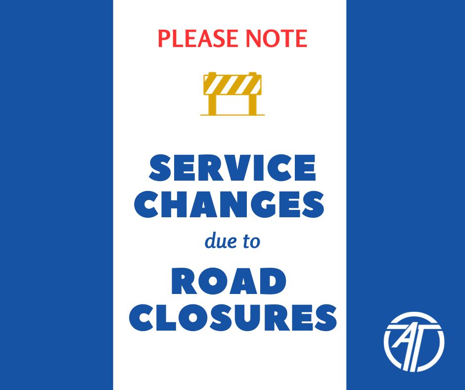 Service Changes Due to Road Closures