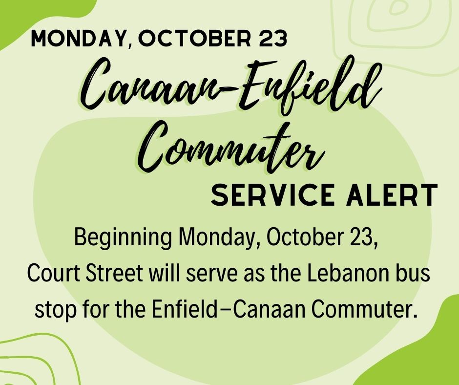Service alert for Canaan-Enfield Commuter